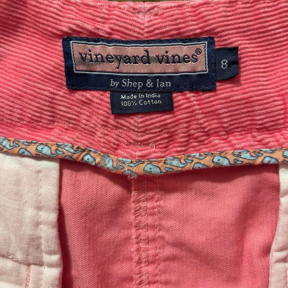 Vineyard Vines Women’s 8 Skirt Mini Corduroy Short 100% Cotton Hot Pink - Picture 5 of 8